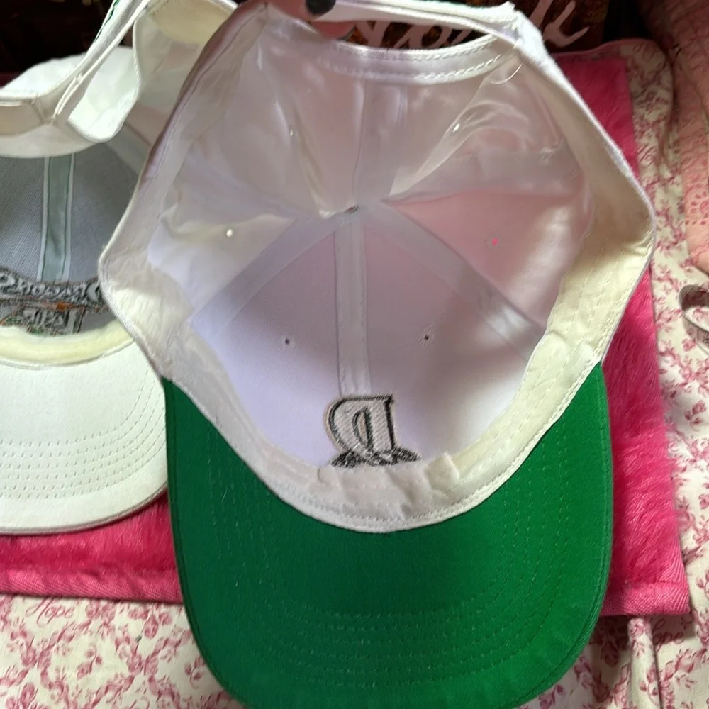 2 Dayton Dragons Lair Hat MiLB Adjustable Strap Green White Embroidered - Picture 4 of 5